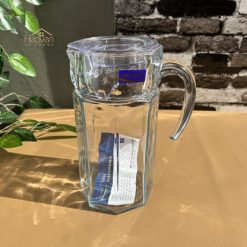 Delisoga® Premium 1.8-Liter Glass Serving Jug – Elegant Pitcher for Be 2