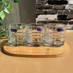 Delisoga® 340 ml Transparent Elegance Drinking Glasses 340 ml of Pure 3