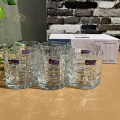 Delisoga® 340 ml Transparent Elegance Drinking Glasses 340 ml of Pure 4