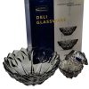 Delisoga® 7-Piece Grey Glass Premium Glass Fruit Serving Set – Elegant