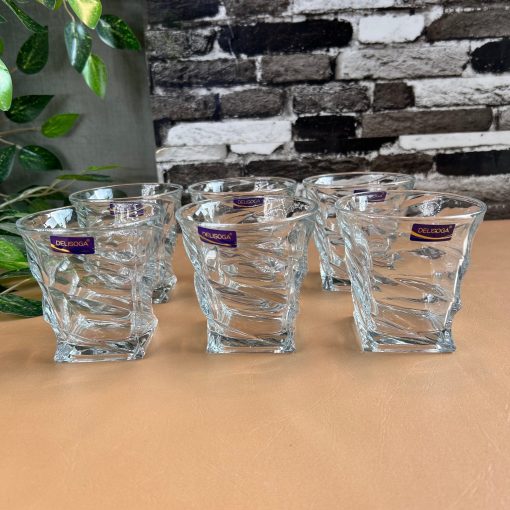 Delisoga® 340 ml Transparent Elegance Drinking Glasses 340 ml Premium