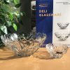Delisoga® 7-Piece Elegant Glassware Set – Clear Glass Ice Cream and Fr
