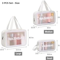 3 Pcs Toiletries Organizer
