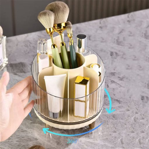 360° Rotating Desk Makeup Organizer - Image 3