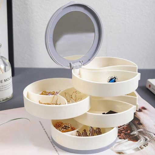 4 Layer Round Rotating Organizer