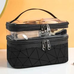 Double Layer Makeup Bag