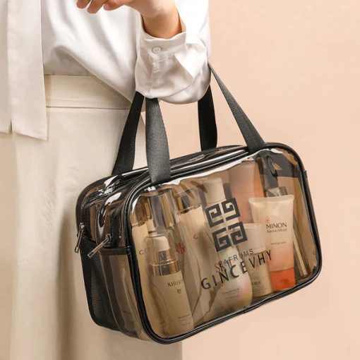 Double Layer Transparent Cosmetic Bag