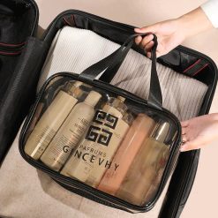 Double Layer Transparent Cosmetic Bag