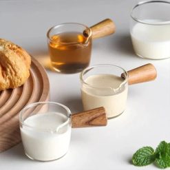 Espresso Measuring Cup With Wooden Handle