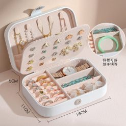 Faux Leather Jewelry Organizer