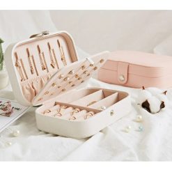 Faux Leather Jewelry Organizer