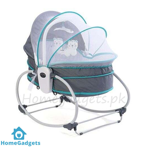 Mastela 5 in 1 Baby Rocker Bassinet – Grey 4 Mastela 5 in 1 Baby Rocker Bassinet – Grey