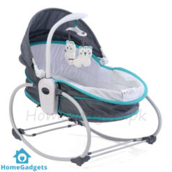 Mastela 5 in 1 Baby Rocker Bassinet – Grey