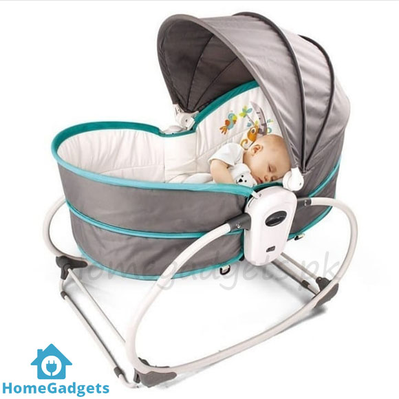 Mastela 5 in 1 Baby Rocker Bassinet – Grey 1 Mastela 5 in 1 Baby Rocker Bassinet – Grey