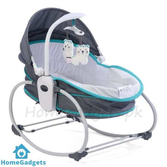 Mastela 5 in 1 Baby Rocker Bassinet – Grey 2 Mastela 5 in 1 Baby Rocker Bassinet – Grey