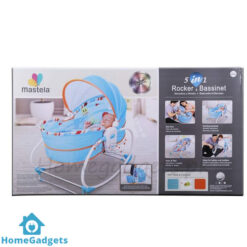 Mastela 5 in 1 Rocker Bassinet - Blue