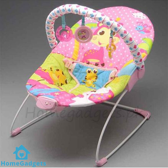 Mastela Musical Baby Bouncer - Pink 2 Mastela Musical Baby Bouncer - Pink