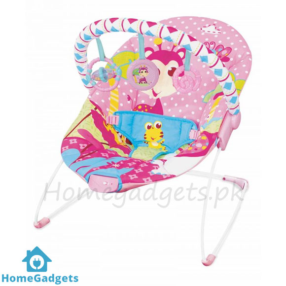 Mastela Musical Baby Bouncer - Pink 1 Mastela Musical Baby Bouncer - Pink