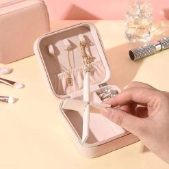 Mini Leather Jewelry Box