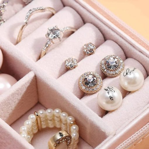 Mini Leather Jewelry Box