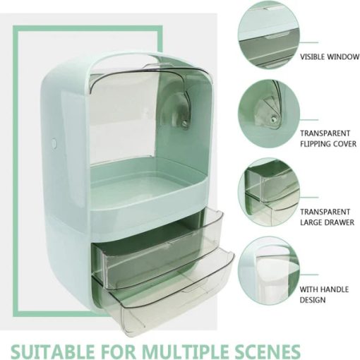 Modern DustProof Clear Makeup Organizer