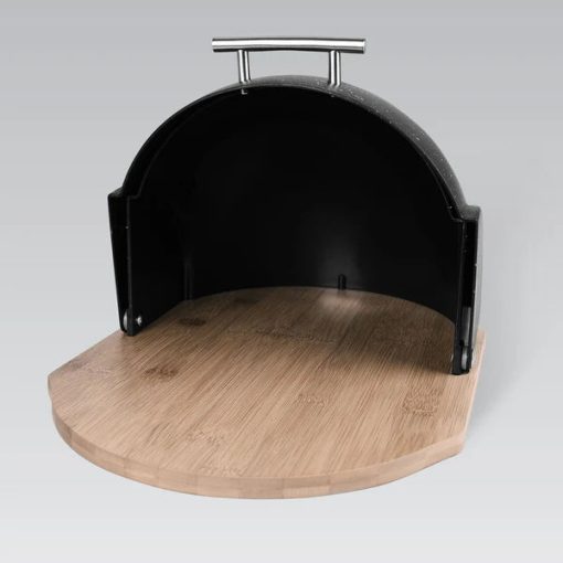 Modern Premium Bread Box Black - Image 4