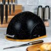 Modern Premium Bread Box Black