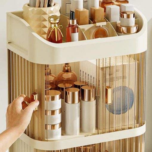 Multi-Layer Compartments Acrylic Cosmetic Organizer