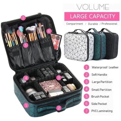 Portable Travel Cosmetic Organizer Bag