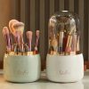 Rotating Makeup Brush Organizer