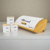 Wooden Bread Box Set of 3 Bread Storage for Your Kitchen