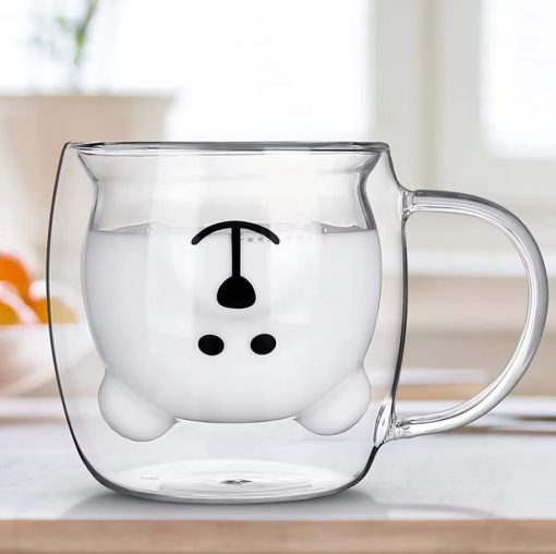 Cute Bear Double layer Coffee Mug 250ml