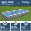 BESTWAY STEEL PRO POOL & SAND FILTER PUMP LADDER & SAND 31’4″ X 16′ X 52″