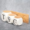 Modern Design Sugar Tea and Coffee Jar Set