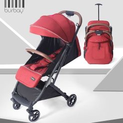 BURBAY 1 Button to Collect Light Weight and Easy Fold Baby Stroller X6