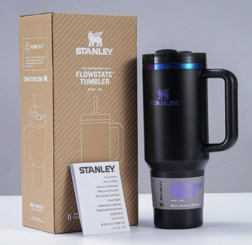 Stanley Quencher Tumbler 40oz -  Black Chroma