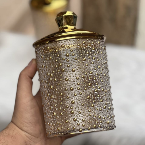 Premium Golden Airtight Jars Set 3 Pcs - Image 3