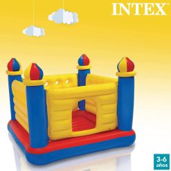 Intex Jump-O-Lene Castle Bouncer/ Jumping Castle (175 cm x 175 cm x 13