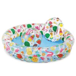 Intex Activity Fruity Print Pool (122 cm x 25 cm) With Ball 20″ (51 CM