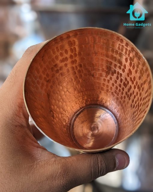 Pure Hammerd Copper Glass Tumbler