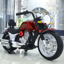 12V Electric Children Kids Electric Motorcycle Harley Davidson Scooter Bike Durable Rechargeable 2-8 Years Kids