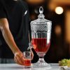 Crystal Glass Beverage Dispenser 5Ltrs