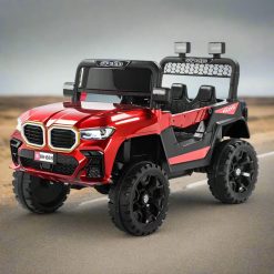12V Mini Bmw Police Ride-On Jeep with 2×2 Motors