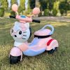 Battery Operated Ride-On Scooter/Scooty : Powered by a long-lasting battery, offering hours of uninterrupted fun for kids. Music & Lights for Fun Rides: Engaging music and bright LED lights make every ride exciting and enjoyable for children. Perfect for Boys & Girls (Up to 4 Years): Designed to be gender-neutral, making it ideal for both baby boys and girls. Safe & Sturdy Design: Built with a durable frame, wide wheels, and easy-grip handles to ensure a stable and secure ride for toddlers. Great Gift for Any Occasion: Perfect for birthdays, holidays, or any special celebration, providing kids with endless hours of joy. Indoor & Outdoor Play: Suitable for various surfaces, allowing children to ride comfortably at home or in outdoor spaces. Easy-to-Use Controls: Simple buttons and controls make it easy for young children to operate independently, boosting their confidence. Kitty Baby Scooter Battery Operated Ride-On Bike With Music, Lights (Up To 4 Years) Kitty Baby Scooter Battery Operated Ride-On Bike With Music, Lights (Up To 4 Years)Kitty Baby Scooter Battery Operated Ride-On Bike With Music, Lights (Up To 4 Years)Kitty Baby Scooter Battery Operated Ride-On Bike With Music, Lights (Up To 4 Years)Kitty Baby Scooter Battery Operated Ride-On Bike With Music, Lights (Up To 4 Years)