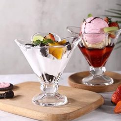 Floral Shape Ice Cream Bowl Set of 6