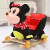 Rocking Plush Chair Minnie Mouse Ride on Wheel