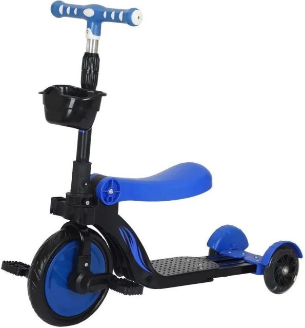 3 in 1 Multi-Functional Tricycle – Balance Wheel Scooter and Fire Scooter