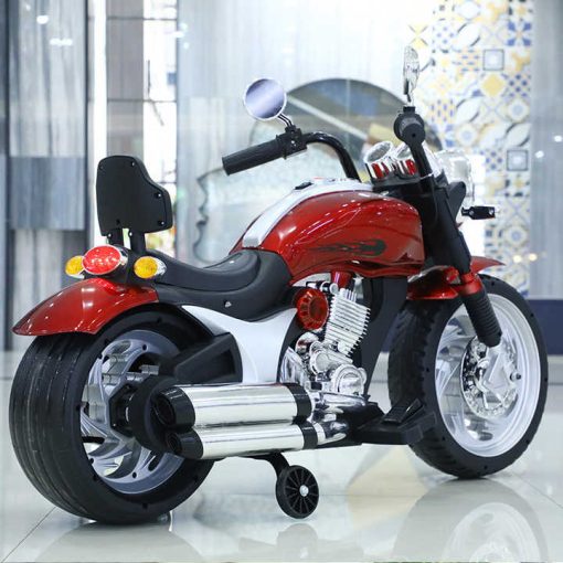 12V Electric Children Kids Electric Motorcycle Harley Davidson Scooter Bike Durable Rechargeable 2-8 Years Kids