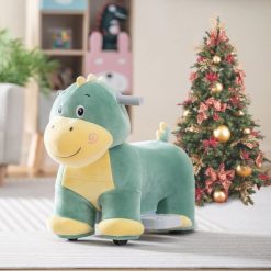 Kids Plush Rechargeable Dino Ride-Ons Car