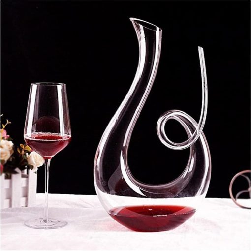 Elegant Snail Shape Wine & Juice Decanter